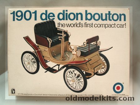 Entex 1/16 1901 De Dion Bouton type G- The World's First Compact Car, 8466 plastic model kit